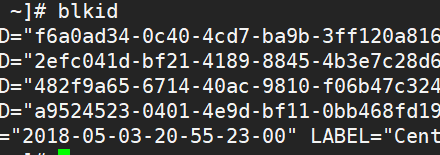 Linux实现自动挂载功能的文件fstab-MySQL学习笔记
